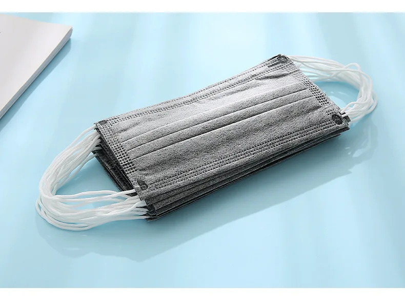 WENBO Anti-fog Haze Solid Color Face Mask 15-Three Layer Nonwoven Fabric Ear Hook Filtrability Anti-Fog Face Mask