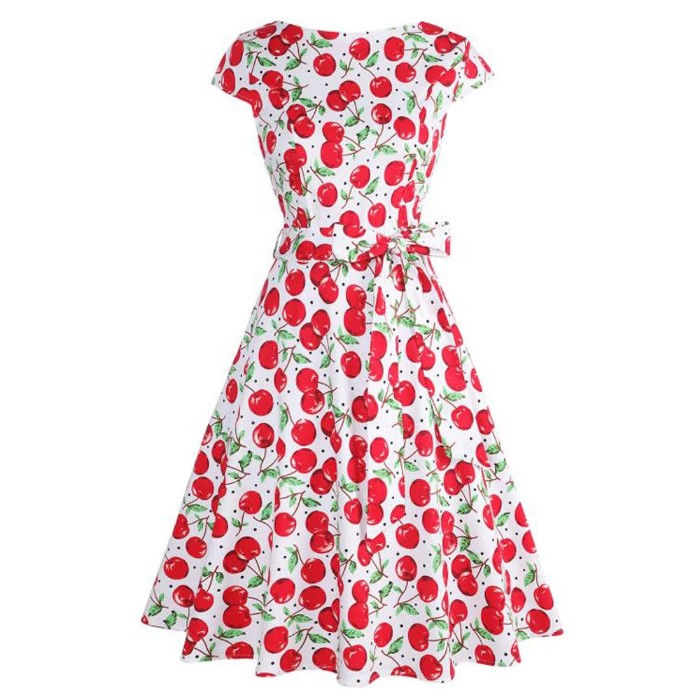 50s cherry dress