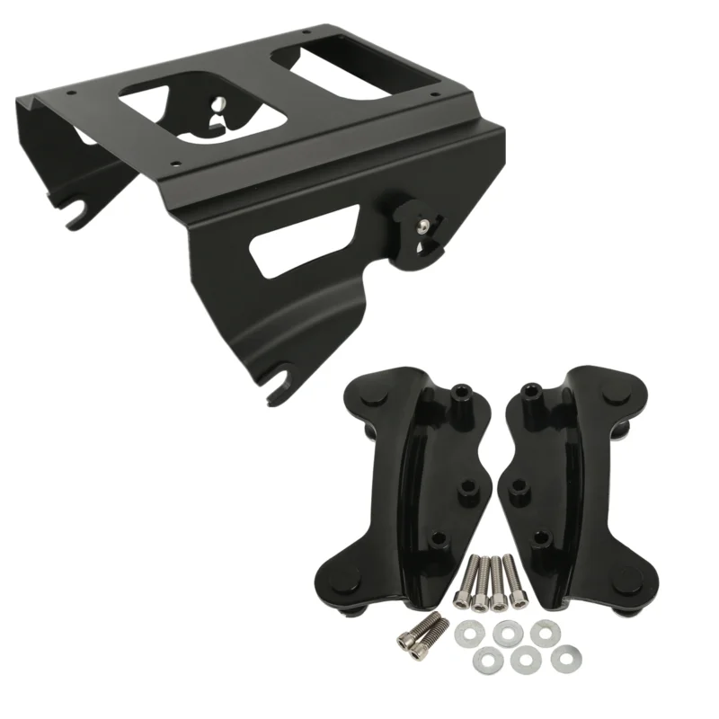 Motorcycle Detachable Solo Trunk Mount Rack Docking For Harley Tour Pak Touring Road King Street Glide FLTR FLTRX FLTRX 09-13