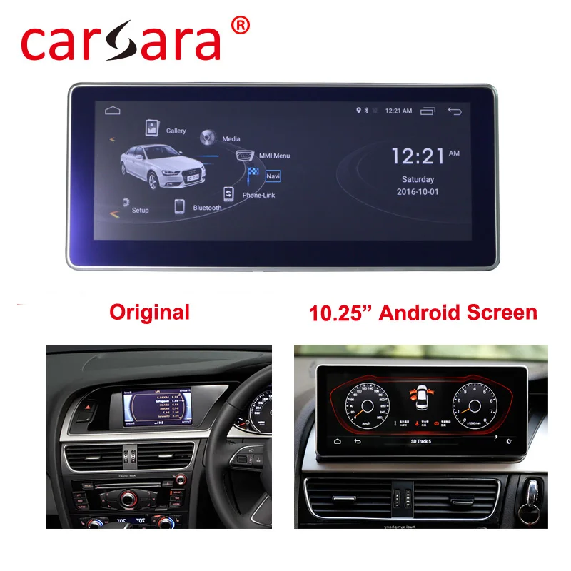 Правый руль Audi A4 A5 S4 RS4 2009- Android экран головного устройства развлекательная система с 4G ram 64G rom