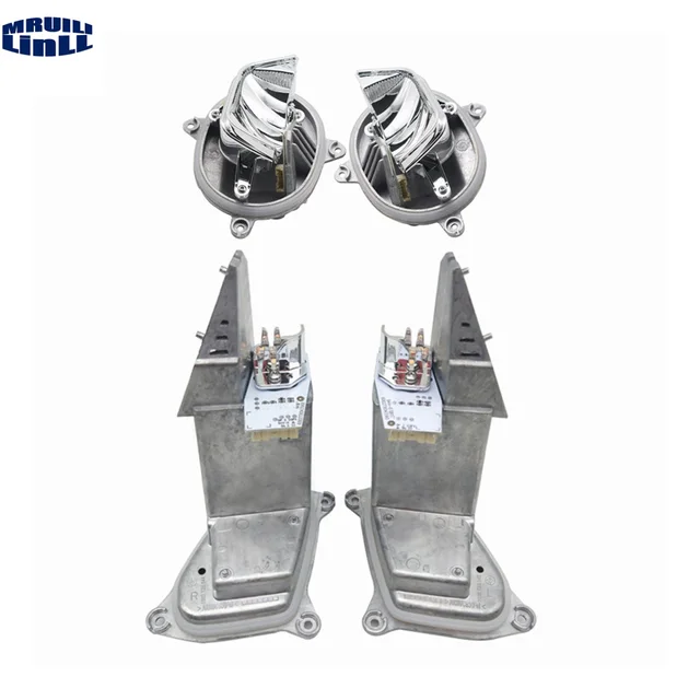 A Set LED Headlight Turn Signal Light Module Angel Eyes OE 