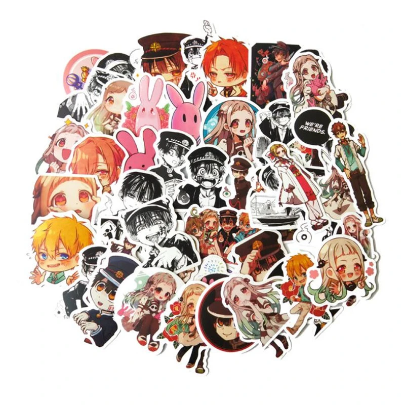 10 30 50pcs anime bondage boy hanako cute rabbit waterproof computer phone graffiti notepad manual sticker wholesale stickers aliexpress