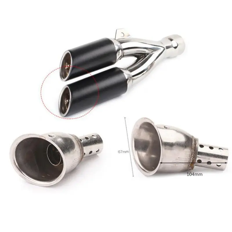 T3ED Universal Front Mid End Catalyst DB Killer for Motorcycle Exhaust Muffler Silencer Noise Sound Eliminator | Автомобили и