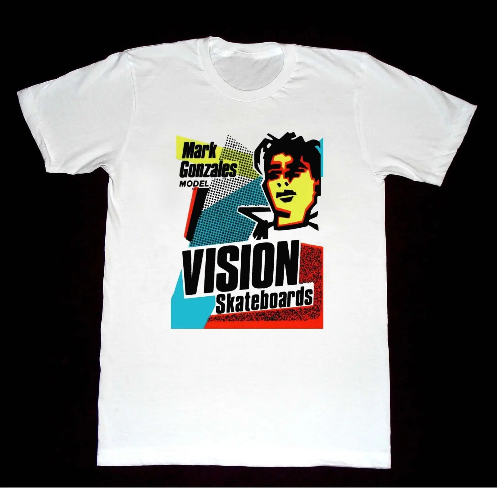 GONZ Vision футболка Mark Gonzales Street Ware Gator винтажный скейтборд Майкл Джексон Ники минадж