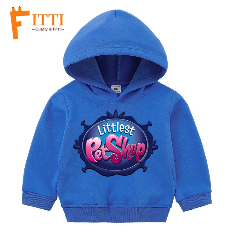 Детские толстовки с капюшоном Littlest Pet Shop; Детский свитер; сезон осень-зима; толстовка с капюшоном