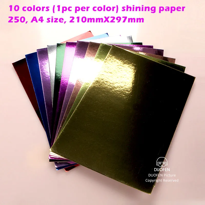 135g ChiButtons Photo papers one side glossy A4 Specially for button maker use 100 sheets