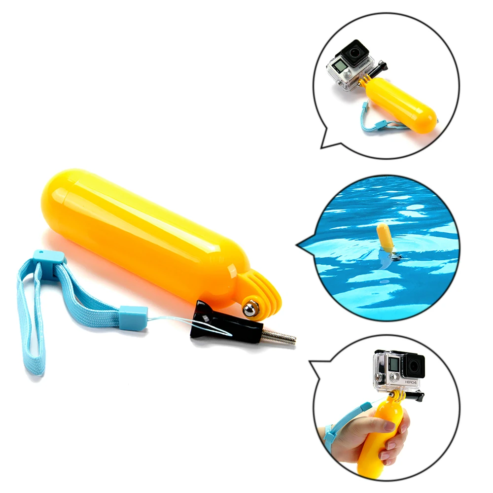 Bobber Float Palmare Monopiede Impugnatura Gopro Accessori Per Hero 4 3 + 2 1 Sjcam Sj4000 Sj5000 Xiaomi Yi Osmo Dji Action Camera