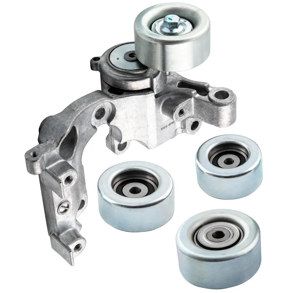 1662031013 Drive Belt Tensioner & 3 Pulley For Toyota 4Runner 4.0 V6