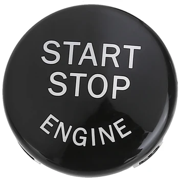 

For BMW 1pc Black Start Stop Engine Button Switch Cover Support E90 E60 E84 E83 E70 E71 Parts Accessories