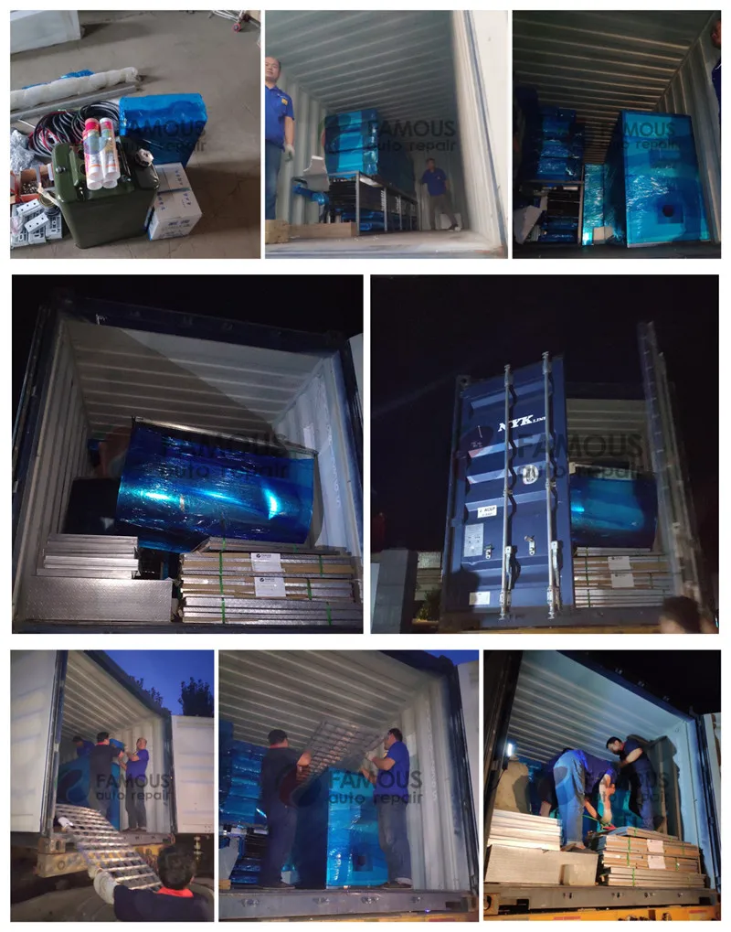 Автоматическая микс печь для краски FMS8100 б/у бокс покраски автомобилей verniciatura usato|