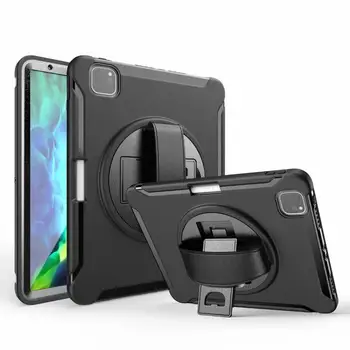

For iPad Pro11 inch 2020 Case With Pencil Holder,Heavy Duty Kids Protector Hard Cover Rotating kickstand For Ipad Pro 11 case