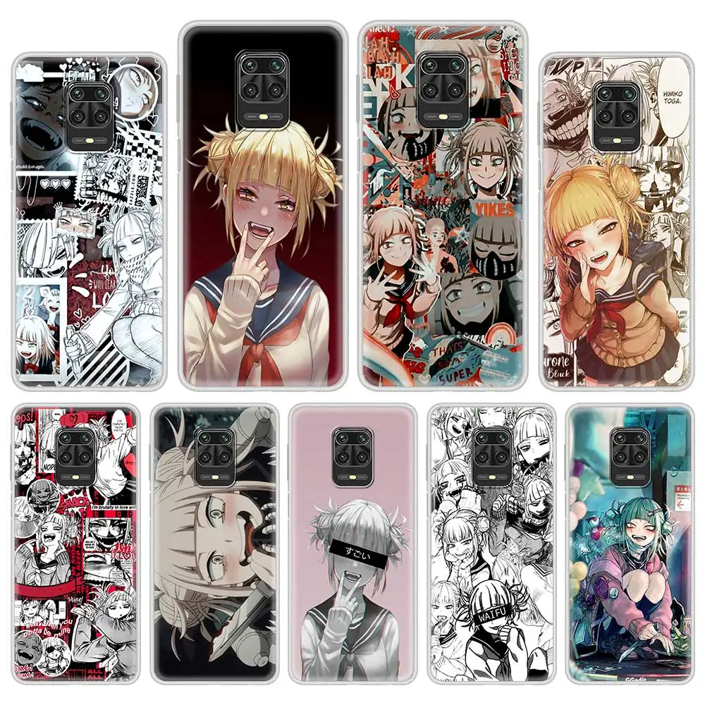 Himiko Toga аниме чехол для Xiaomi Redmi Note 9S 9 8 8T 7 9C 9A 7A 8A 6A 6 K40 K30 Pro полупрозрачный матовый