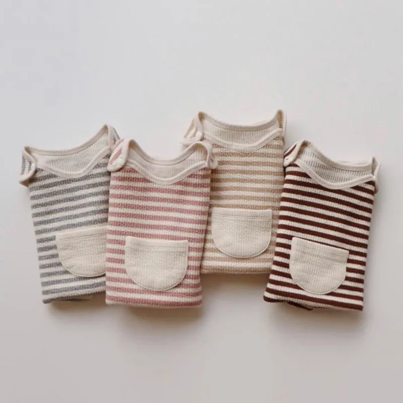 MILANCEL Autumn New Baby Pajama Striped Toddler Boys Sleeping Bag Infant Sleep Wear