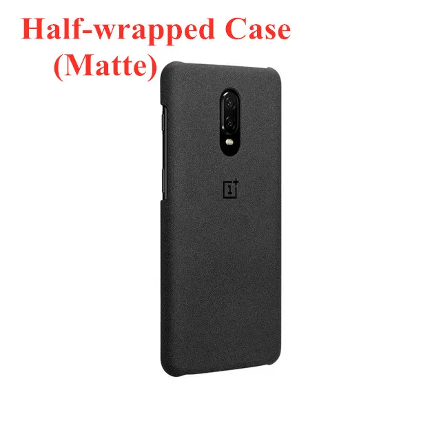 Half-wrapped Oneplus 7 Pro Чехол Oneplus7 7pro силиконовый чехол Официальный песчаник нейлон Coque Fundas One plus 7 pro чехол s - Цвет: Half-wrapped