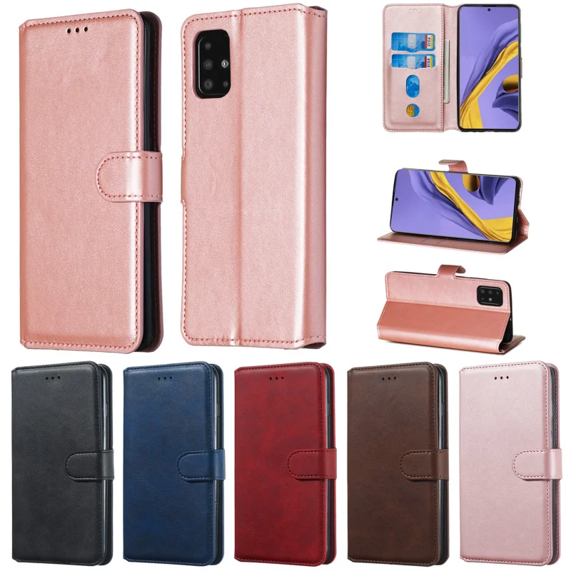

leather flip cover For samsung Galaxy s10 note 10 plus s20 Ultra s8 s9 a20 a30 a40 a50 a60 a70 a51 a71wallet case coque fundas
