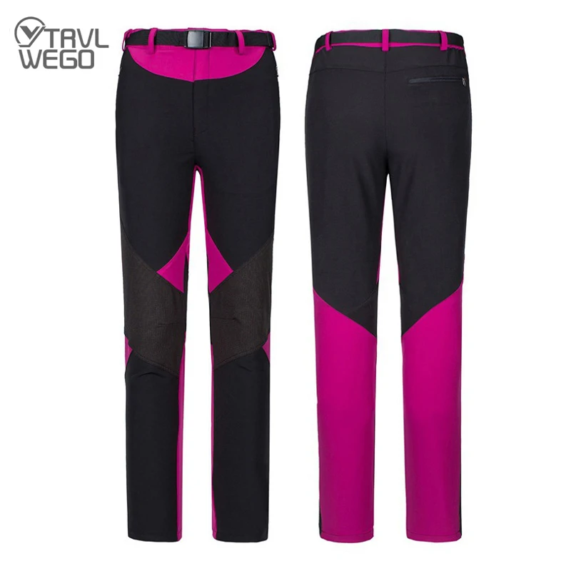 TRVLWEGO Hiking Camping Climbing Pants Summer Thin Breathable Quick Dry Pants Women Outdoor Sports Travel Waterproof Trousers hiking pants