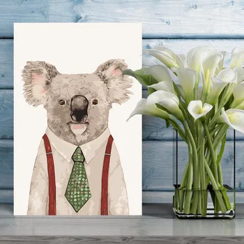 

DIY digital painting sloth bear selfie animal painting decorative painting adult hand-painted decompression