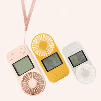 

2 in 1 Game Console Fan Portable Handheld Cooling Fan Speed Adjustable USB Rechargeable Air Cooler for Outdoor Travel