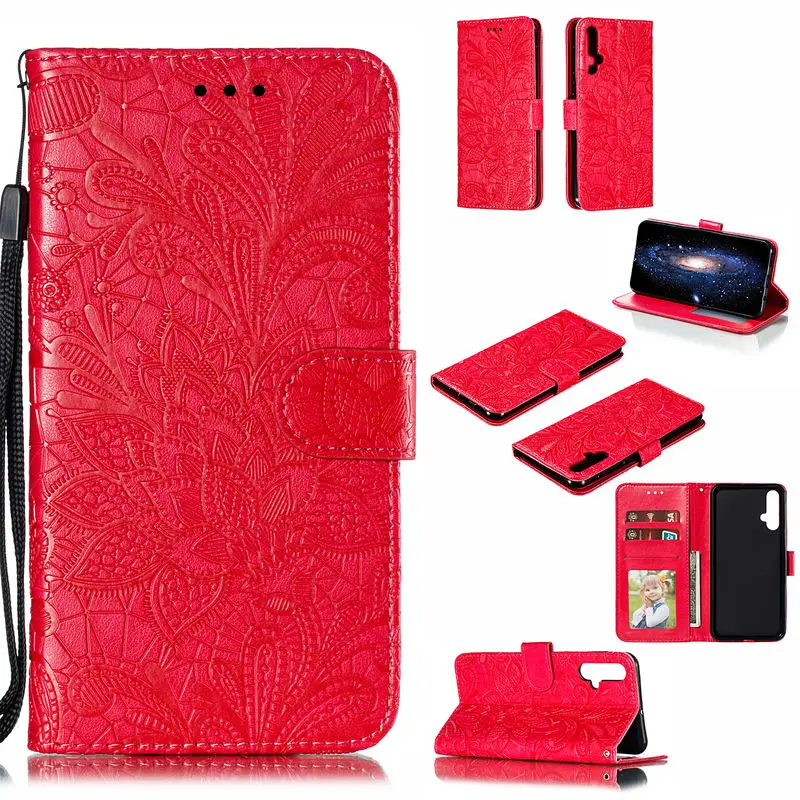 

Case For HuaWei NOVA 5 Wallet Card Slot Stand Shockproof Back Cover For HuaWei NOVA 5 Anti-fall Flip Leather Phone Case Cover