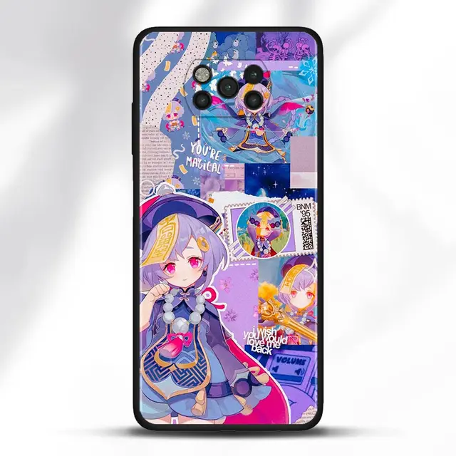 Case For Poco X3 NFC M3 Pro M3 F3 F1 Capa for Mi Note 10 Pro Lite Caso For Xiaomi CC9 Pro A3 A2 Lite Genshin Impact Anime B04