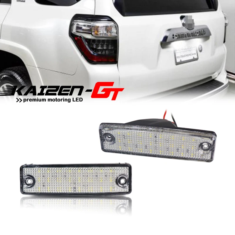 Без ошибок Canbus 6000K белый светодиодный номерной знак для 1996-2021 Toyota 4runner 2008-2019 Sequoia 12