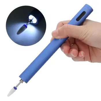 

Nail Drill 12000RPM Handheld Portable Electric Nail Drill Pen Nail Polishing Grinding Pen with LED For Manicure