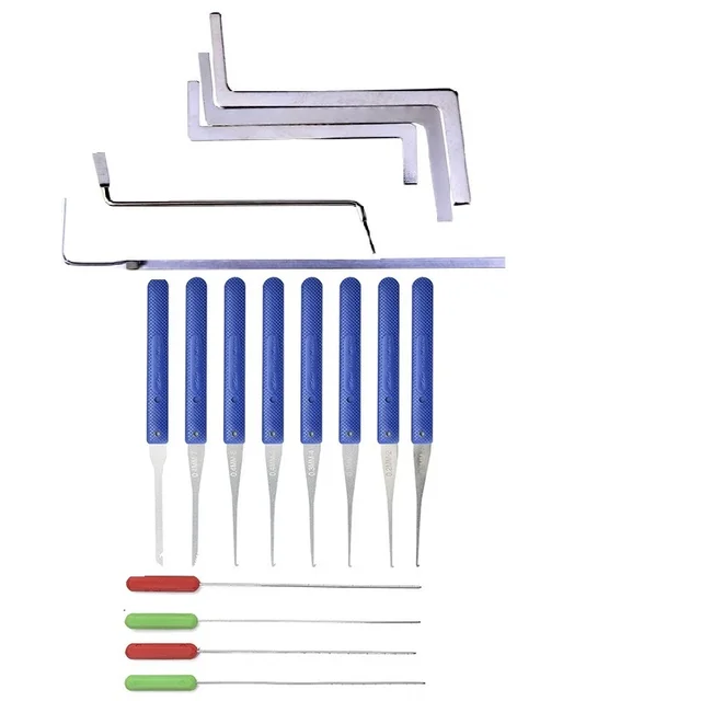 Professional Lock Pick Set Hand Tools Locksmith Tools Remove Hooks Lock Pin Broken Key Extractor same to picture 2in1