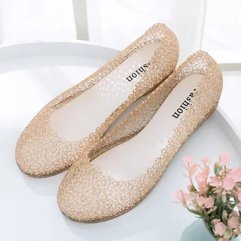 

New 2020 Fashion Cutouts Women Sandals Flat shoes non-slip breathable leisure hole shoes Spring Shoes Women Sandals Beach shoes