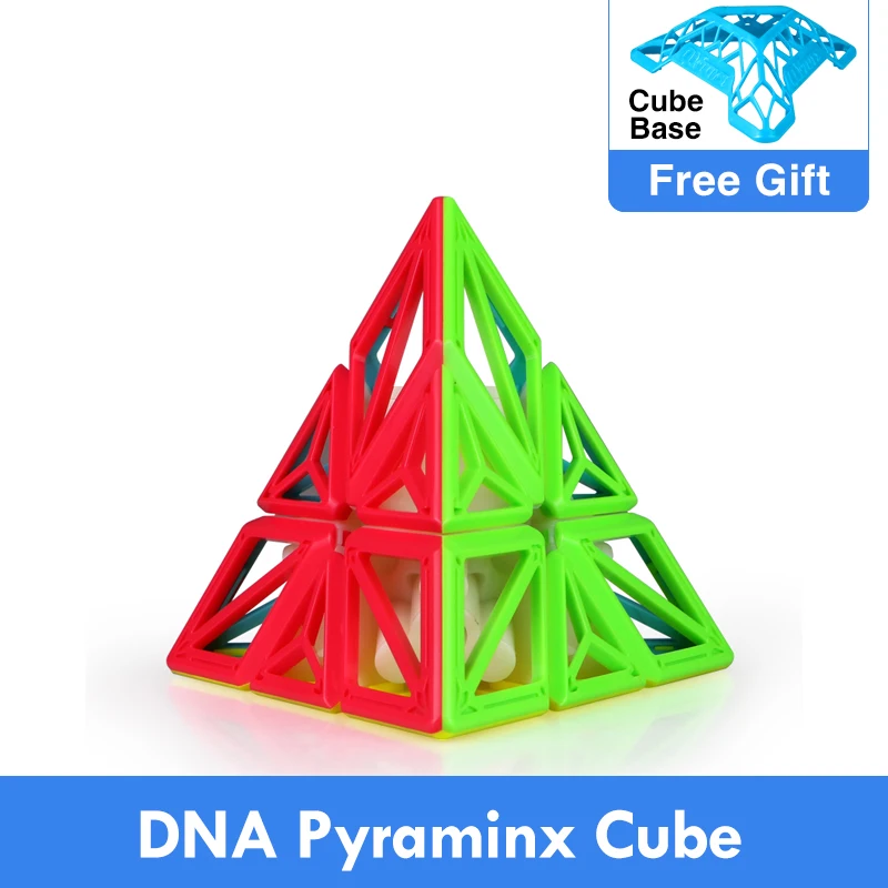 Новинка QiYi DNA треугольник 3x3 красочная Коллекция наклеек магический куб