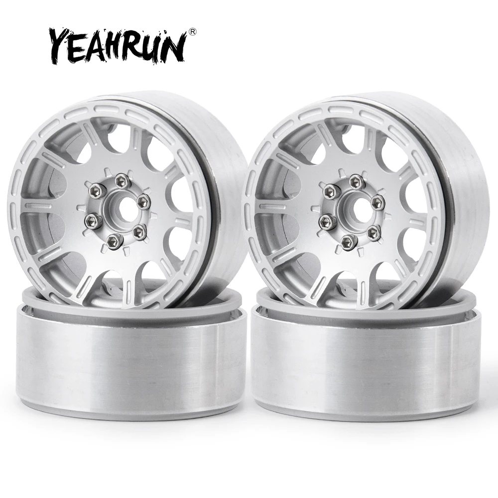 YEAHRUN алюминиевый сплав Beadlock 2 "ступица обода колеса для 1/10 RC Гусеничный