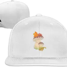 TSDFCMen& Womans прочная Осенняя плоская шапка с грибом, Регулируемая унисекс белая