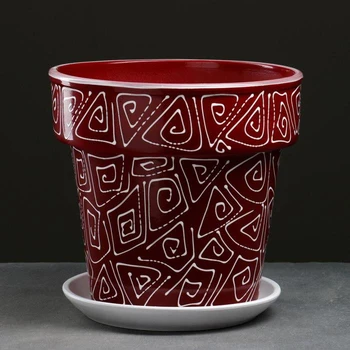 

Flowerpot Red Abstraction 7 L 5224045