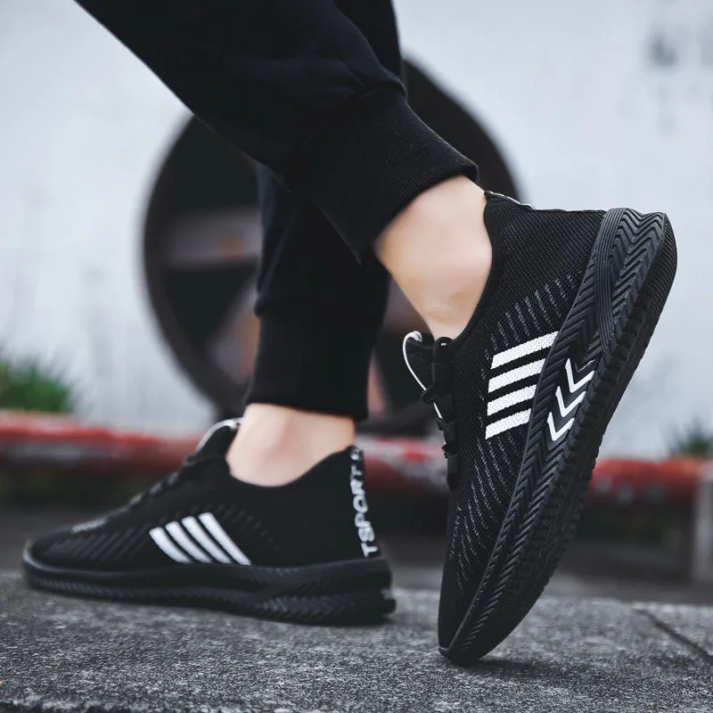 

Sneakers for Men 2020 Summer Tennis Vulcanize Shoes Casual Fashion Running Breathable Mesh Soft with Rubber Sole Free Shipping