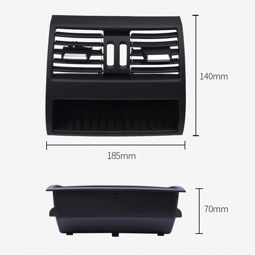 Verbesserte hintere frische Klimaanlage AC-Entlüftungsgitter-Panel-Abdeckung für BMW 5er F10 F11 F18 64229172167 64229158312 – Detail 7