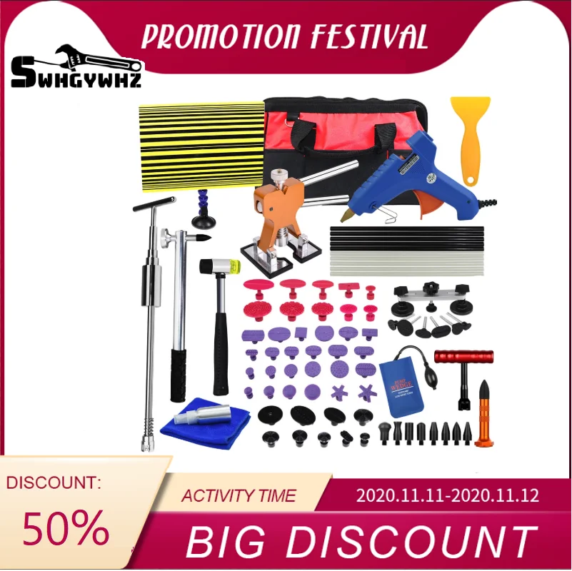 ￡54.68 Tools Kit Car Remove Dent Paintless Dent Repair Tool Car