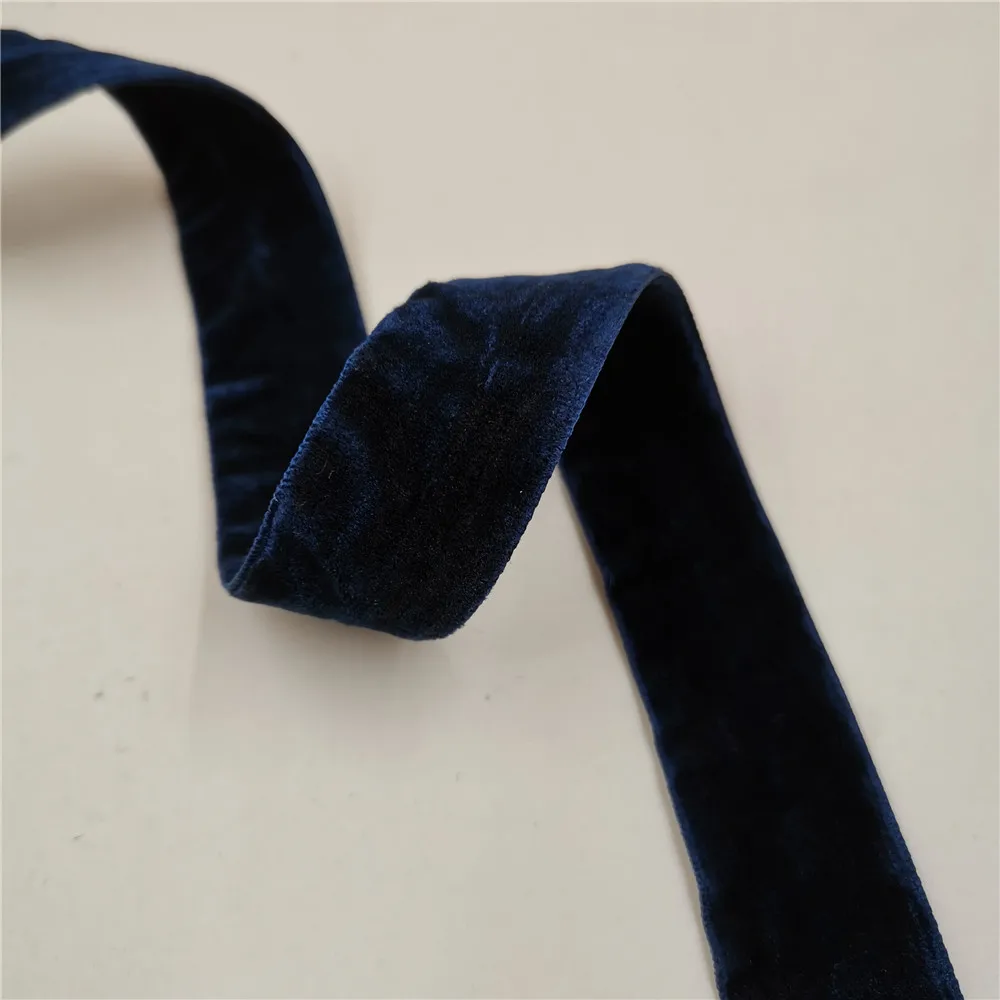 25mm navy velvet 2