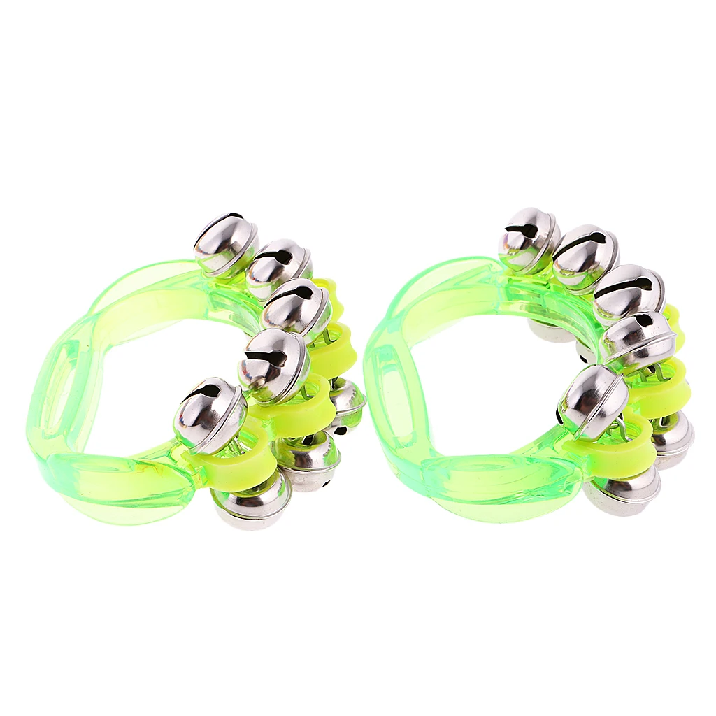 

Babies Hand Percussion Set 10Pcs Sand Maraca Shaker Tambourine Drum Finger Castanet Musical Instrument Toys