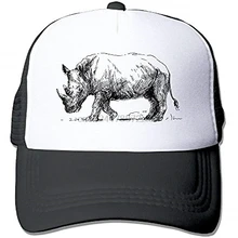 Классическая Бейсболка унисекс VYCUDSJHSDS в стиле носорога, винтажная хлопковая бейсболка с регулируемым профилем