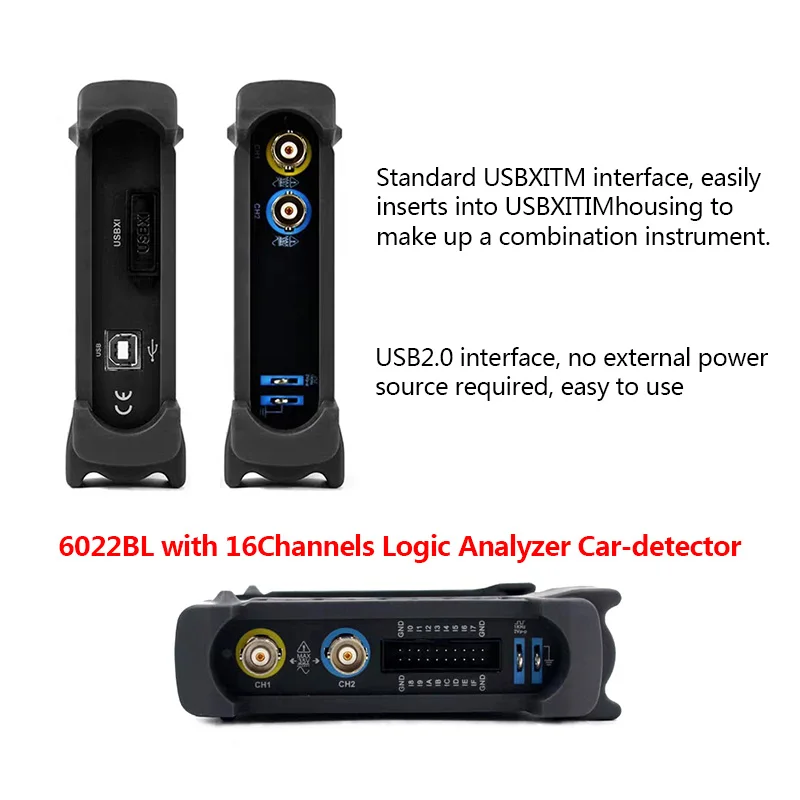 USB осциллограф Hantek 6022BE 6022BL 2 канала 20 МГц диагностический прибор|hantek 6022be pc usb|hantek