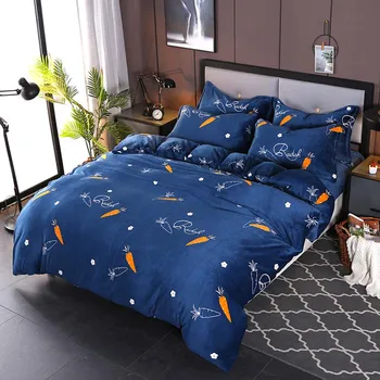 

YanTing Flannel Home Textile Include Flat Sheet With Pillowcase Twin Full Queen King Size Wram And Confortable On Winter Bedding