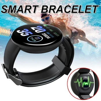 

D18 Bluetooth Smart Watch Fitness Sport Tracker Waterproof Wristband Unisex Men Women Blood Pressure for IOS Android phone