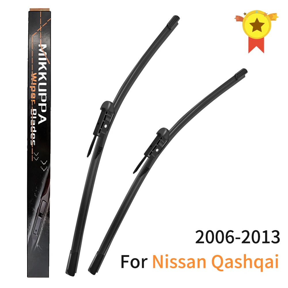 Mikkuppa Front And Rear Wiper Arm And Blades For Nissan Qashqai J10