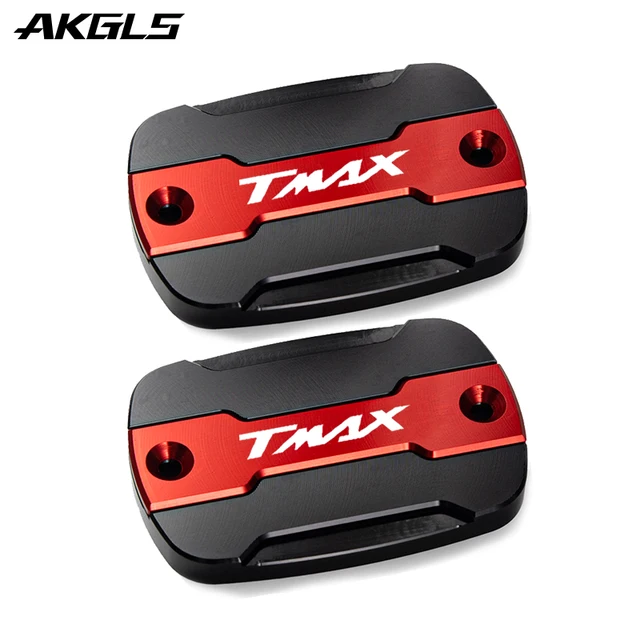For Yamaha T-Max 500 TMAX 500 TMAX 530 SX DX 560 TECH Max TMAX Motorcycle accessories front brake fluid brake oil tank cover red A pair of