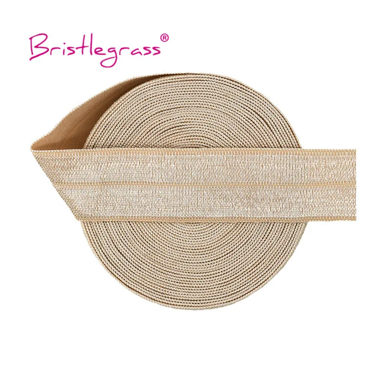 Sparkling Satin Elastic Ribbon for Crafts and Accessories - 3/4 Width, Multiple Lengths Available