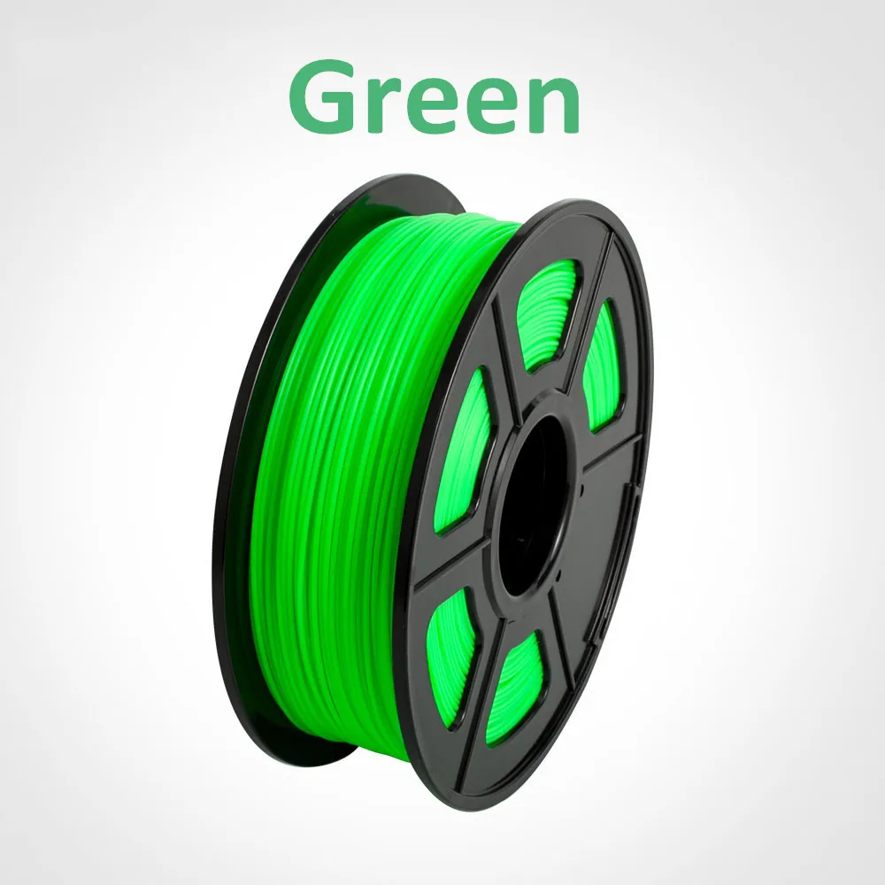 PETG-GREEN Нить для 3D принтера PETG 1,75 мм для 3d принтера 1 кг 2 фунта нить для 3d принтера PETG 7 цветов на выбор модель для печати DIY Лучший подарок - Цвет: PETG-GREEN