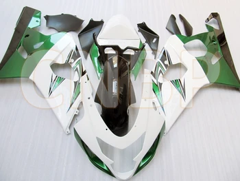 

for Suzuki GSXR750 2004 - 2005 K4 Plastic Fairings GSXR600 2005 White Green Fairings GSX R750 05 Plastic Fairings