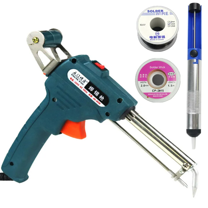

Soldering Gun Set Hand-Held Soldering Gun Automatic Send Tin Floating Machine Gun-Type Manual Send Tin Welding Tool 60W