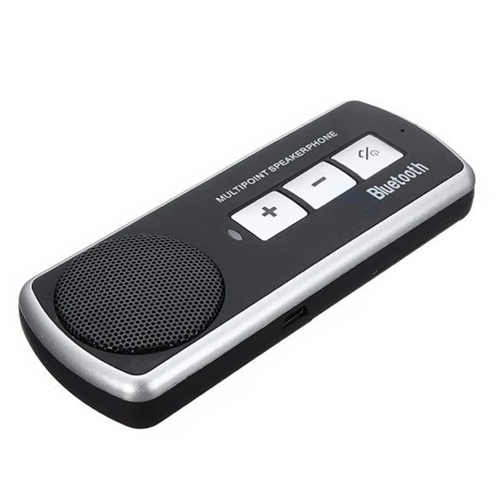 Автомобильный мини-размер Bluetooth громкой связи прочный солнцезащитный козырек крепление в автомобиле авто беспроводной динамик телефон автомобильные аксессуары блютуз