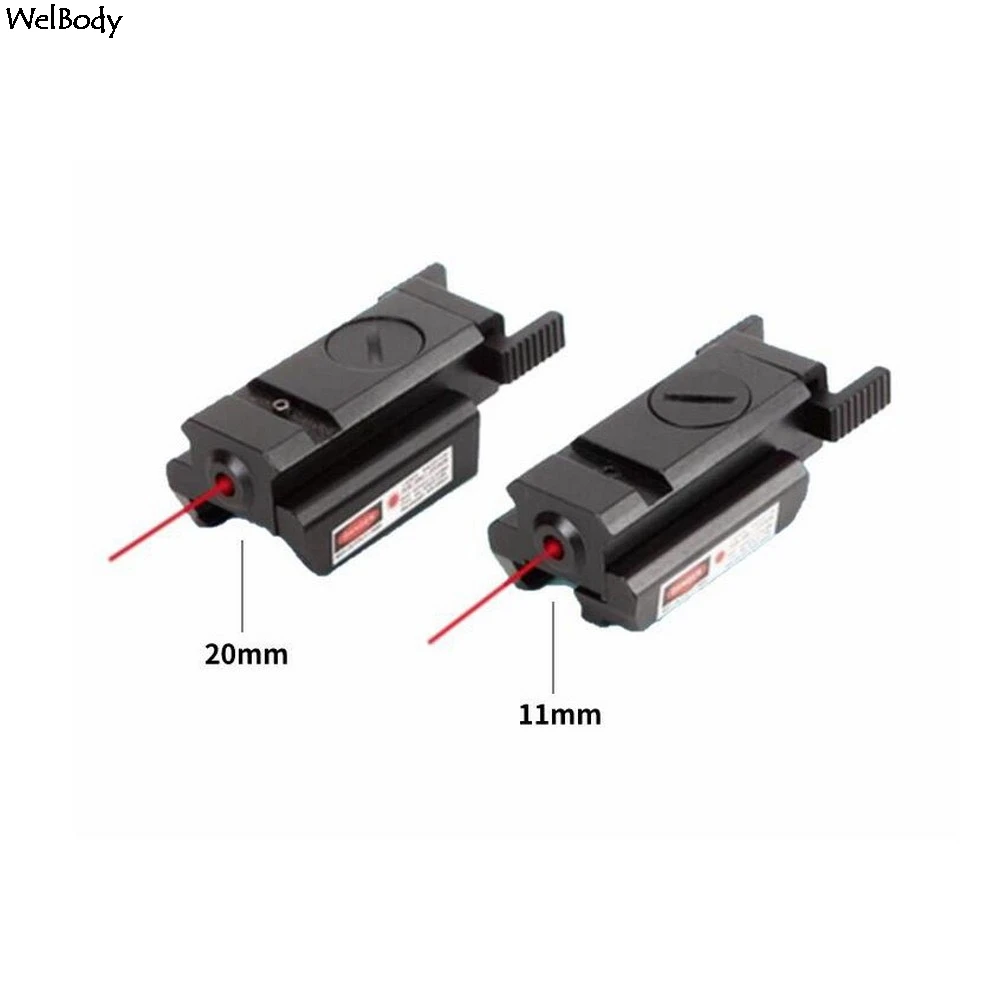 Details about   Mini Red Dot Laser Sight 11/20mm Weaver Scope Rail Clamp-on For Rifle Pistol Gun 