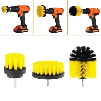 

HMUNII 3pcs/set Drill Power Scrub Clean Brush